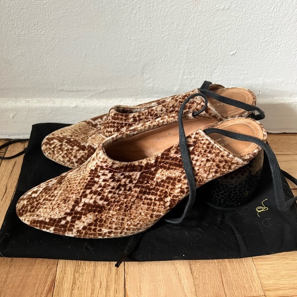 Dries Van Noten Snakeskin Mules - Picture 2 of 3